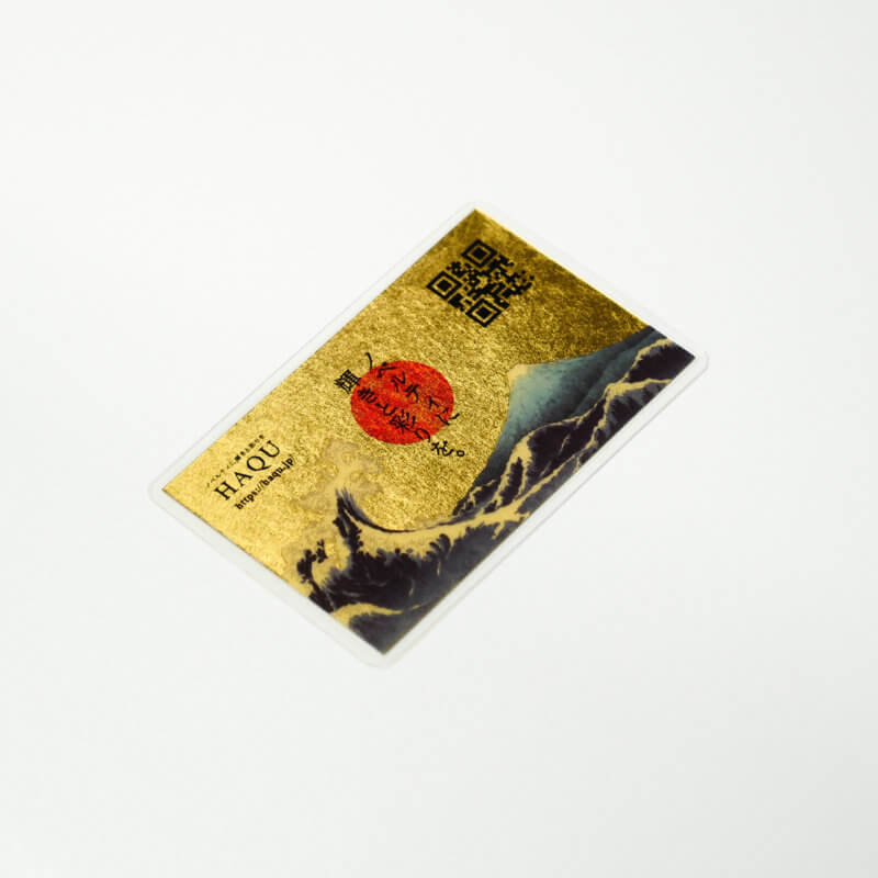 もらって嬉しい！オリジナル金箔ノベルティ専門サイト『HAQU』