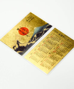 金箔カレンダー